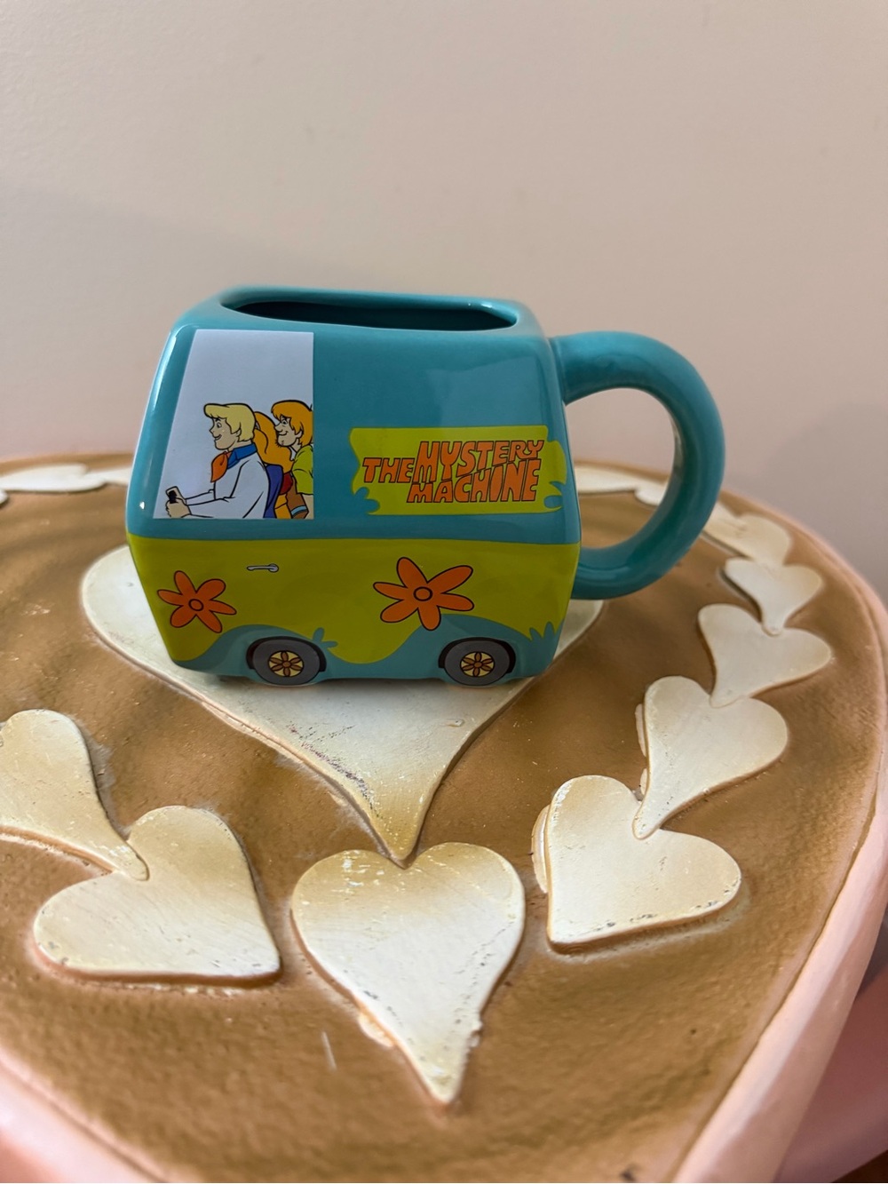 Scooby-Doo The Mystery Machine Ceramic Mug - Teal and Lime